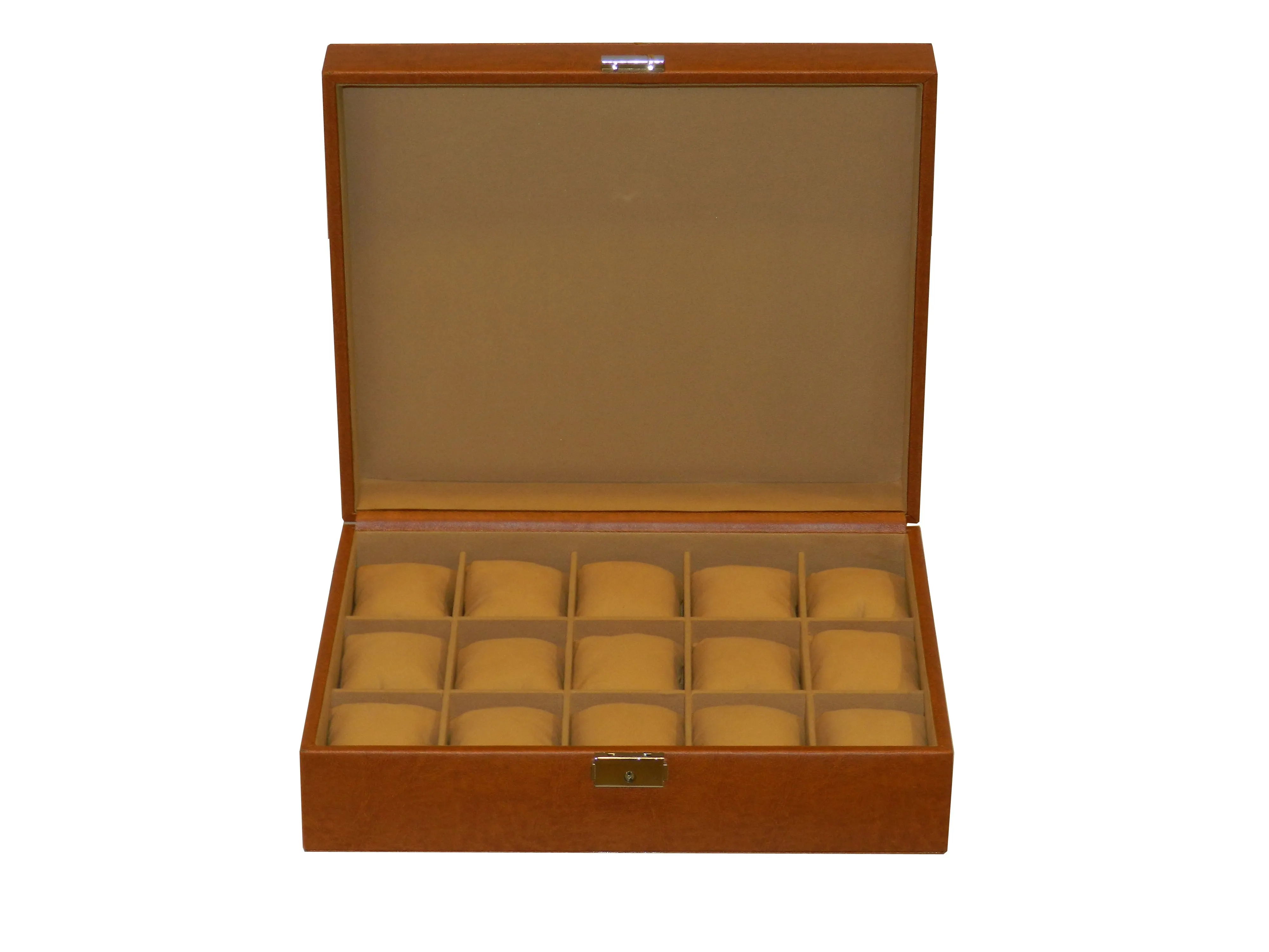 15 Slot Vegan Leather  Watch Box