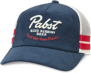 AMERICAN NEEDLE Pabst Blue Ribbon PBR Beer Unisex Adjustable Snapback Baseball Hat