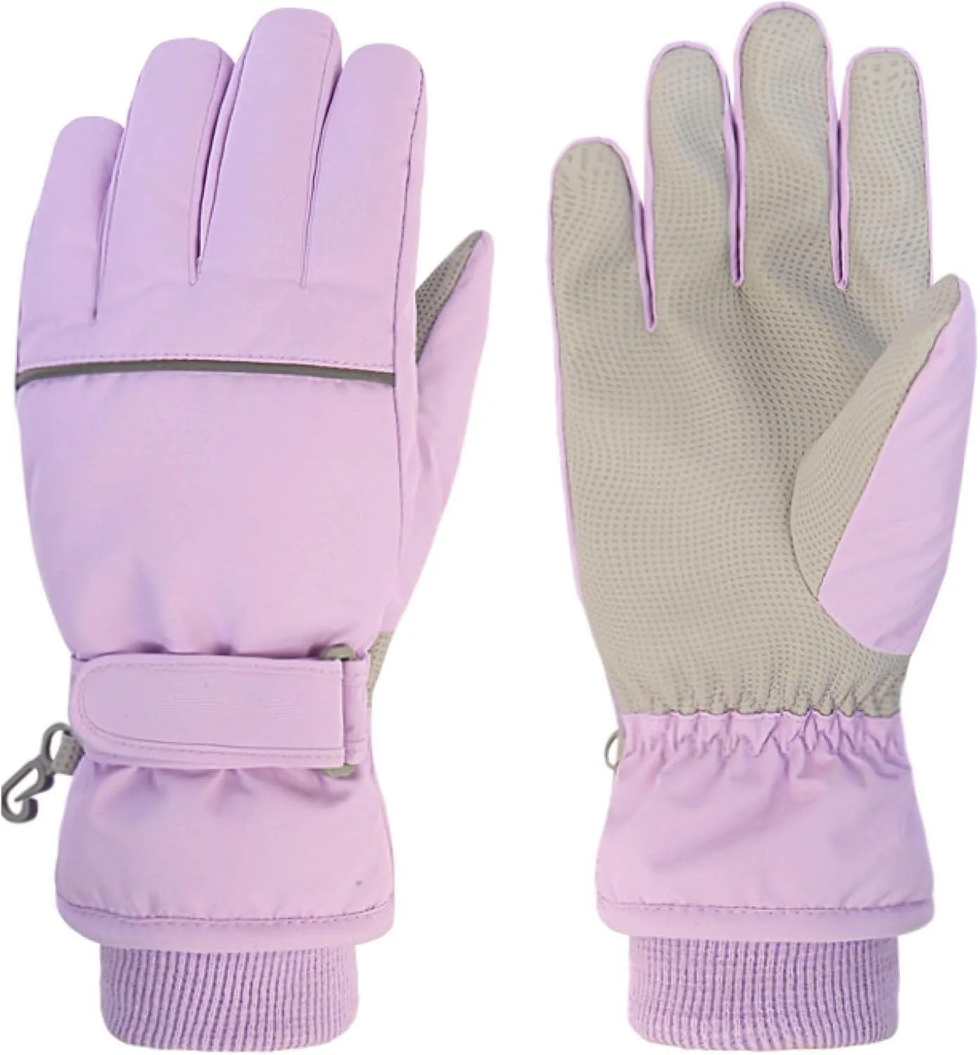 Azarxis Kids Snow Ski Gloves, Children Winter Waterproof Windproof Warm Touchscreen Snowboard Gloves for Boys & Girls