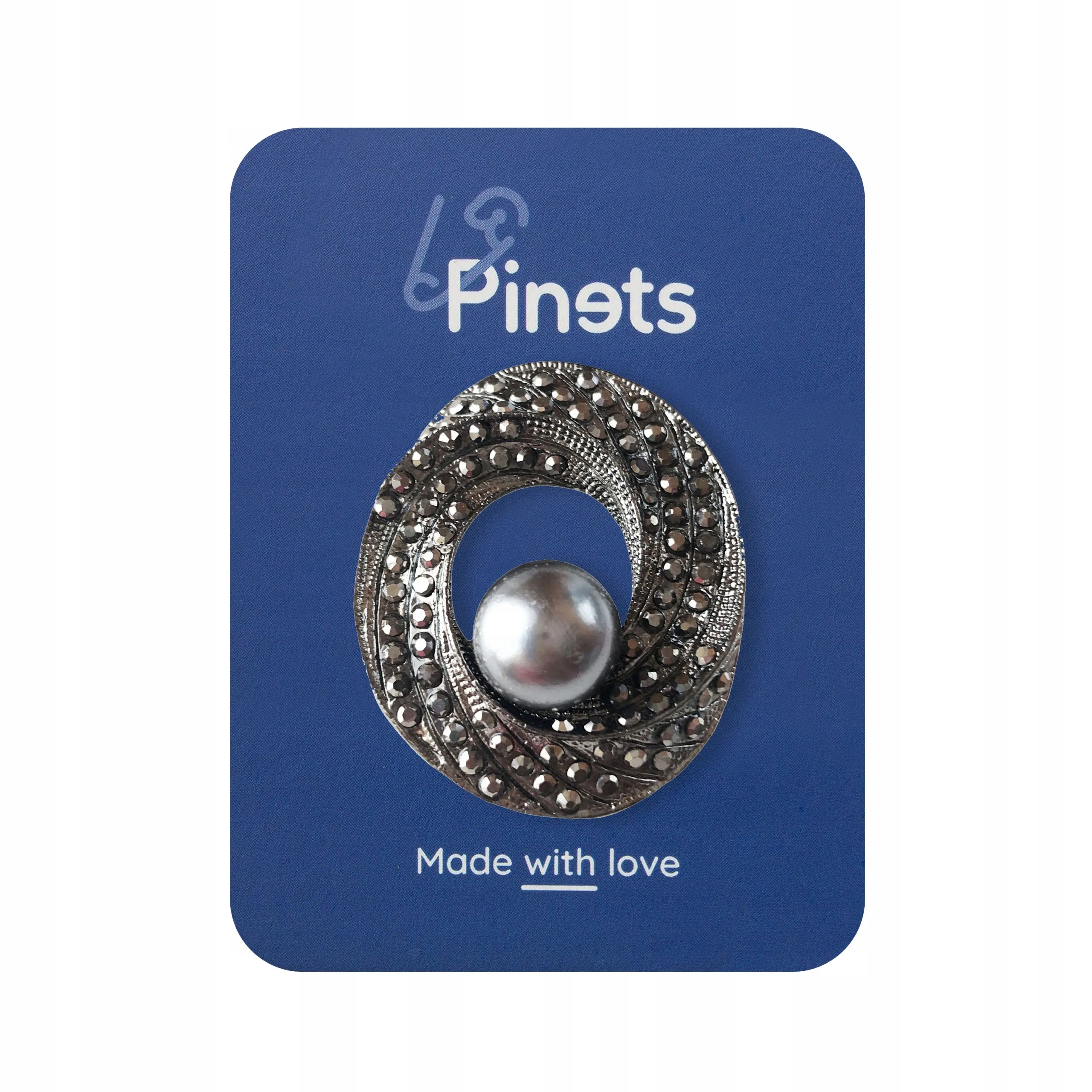Baroque brooch with pearl