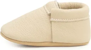 BirdRock Baby Fringeless Moccasins - Genuine Leather Boys and Girls Shoes for Newborns, Infants, Babies, Toddlers