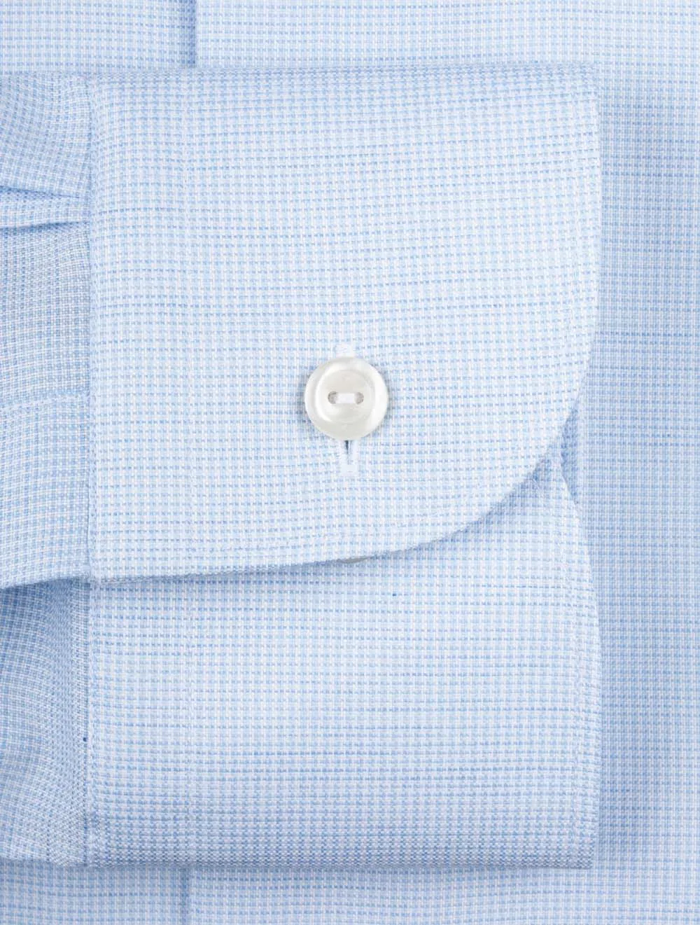 Blue Houndstooth Contemporary Fit Shirt