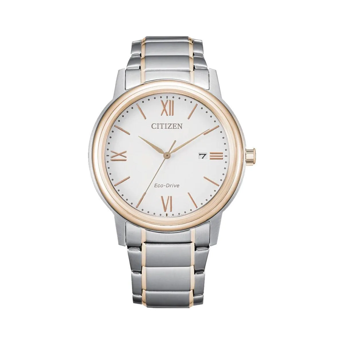 Citizen - AW1676-86A Mens Two Tone Eco-Drive Dress Watch