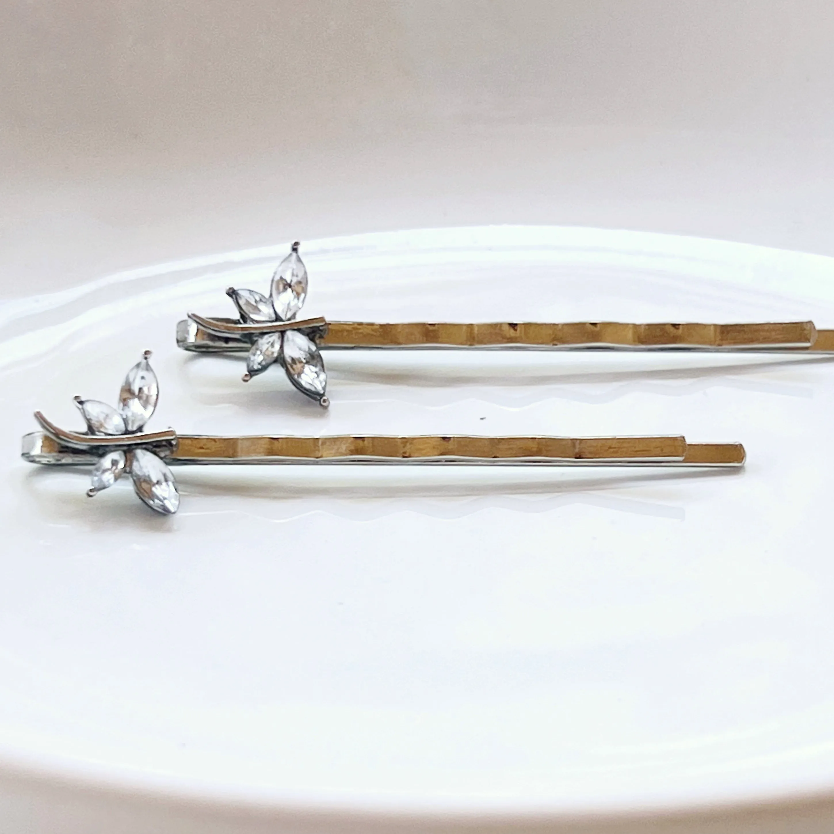 Clear Dragonfly Hair Pin, Hair Pins For Woman, Womens Hair Clip, Womens Bobby Pins, Dragonfly Bobby Pin, Rhinestone Hair Pin, Womans Barrettes