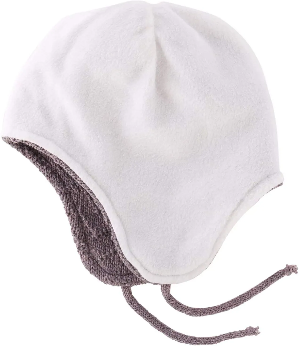 Connectyle Toddler Boys Girls Beanie Hat Fleece Lined Knit Kids Hat with Ear Flaps Warm Winter Hat Acrylic Watch Hat