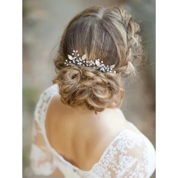 Crystal & Pearl Hair Pin