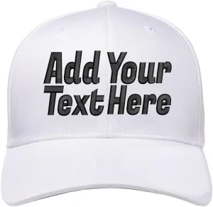 Custom Hats Design Your Own Baseball Cap Embroidered Dad Hat Personalized Text Adjustable Sports Outdoors