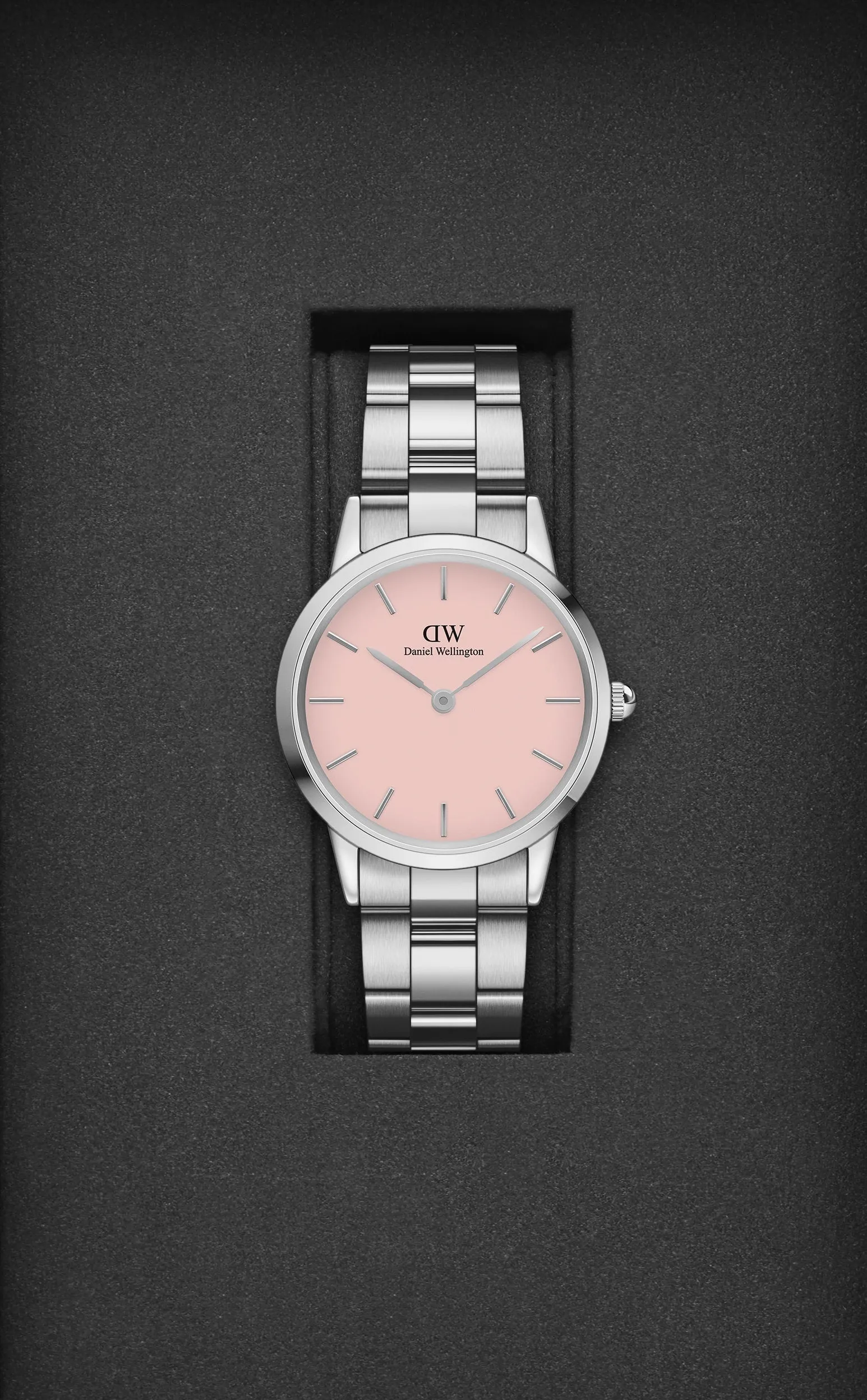 Daniel Wellington Pink Dial Women Analogue Watch - DW00100535
