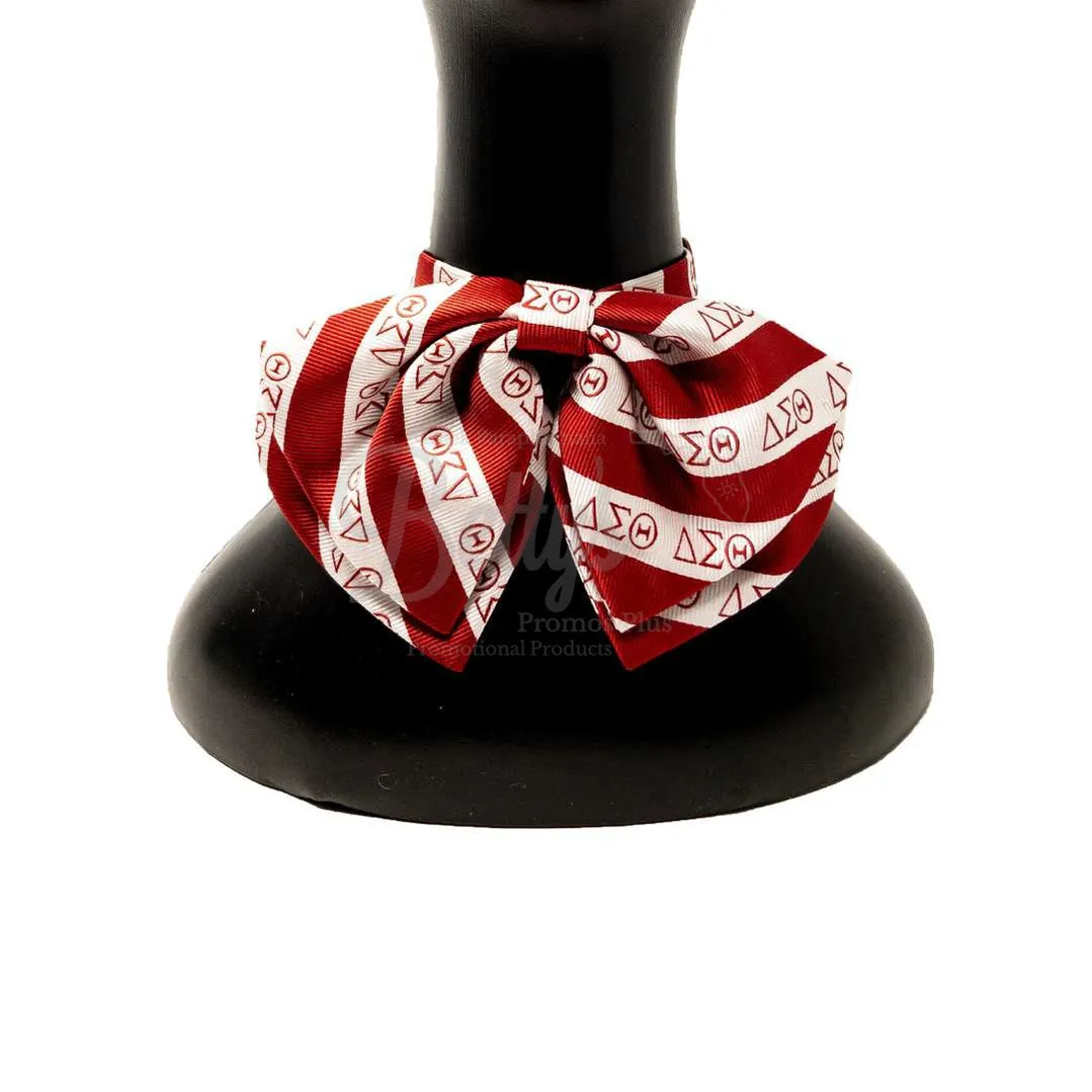 Delta Sigma Theta ΔΣΘ Greek Letters Floppy Bowtie Dress Shirt Bow Tie