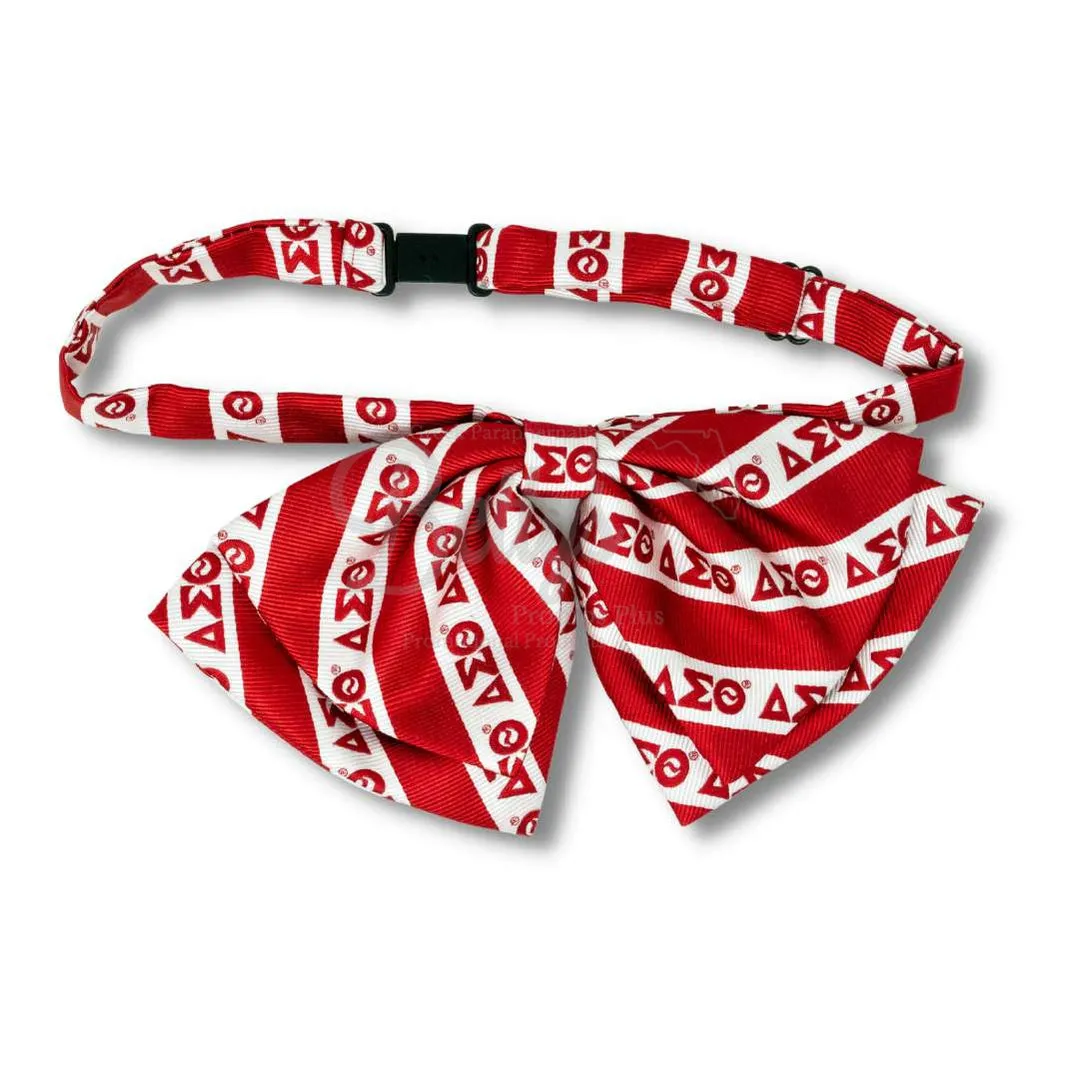 Delta Sigma Theta ΔΣΘ Greek Letters Floppy Bowtie Dress Shirt Bow Tie