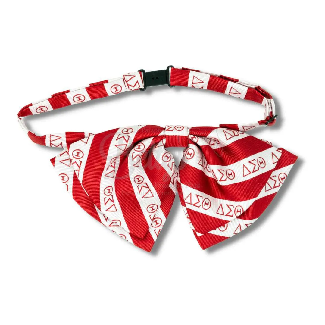 Delta Sigma Theta ΔΣΘ Greek Letters Floppy Bowtie Dress Shirt Bow Tie