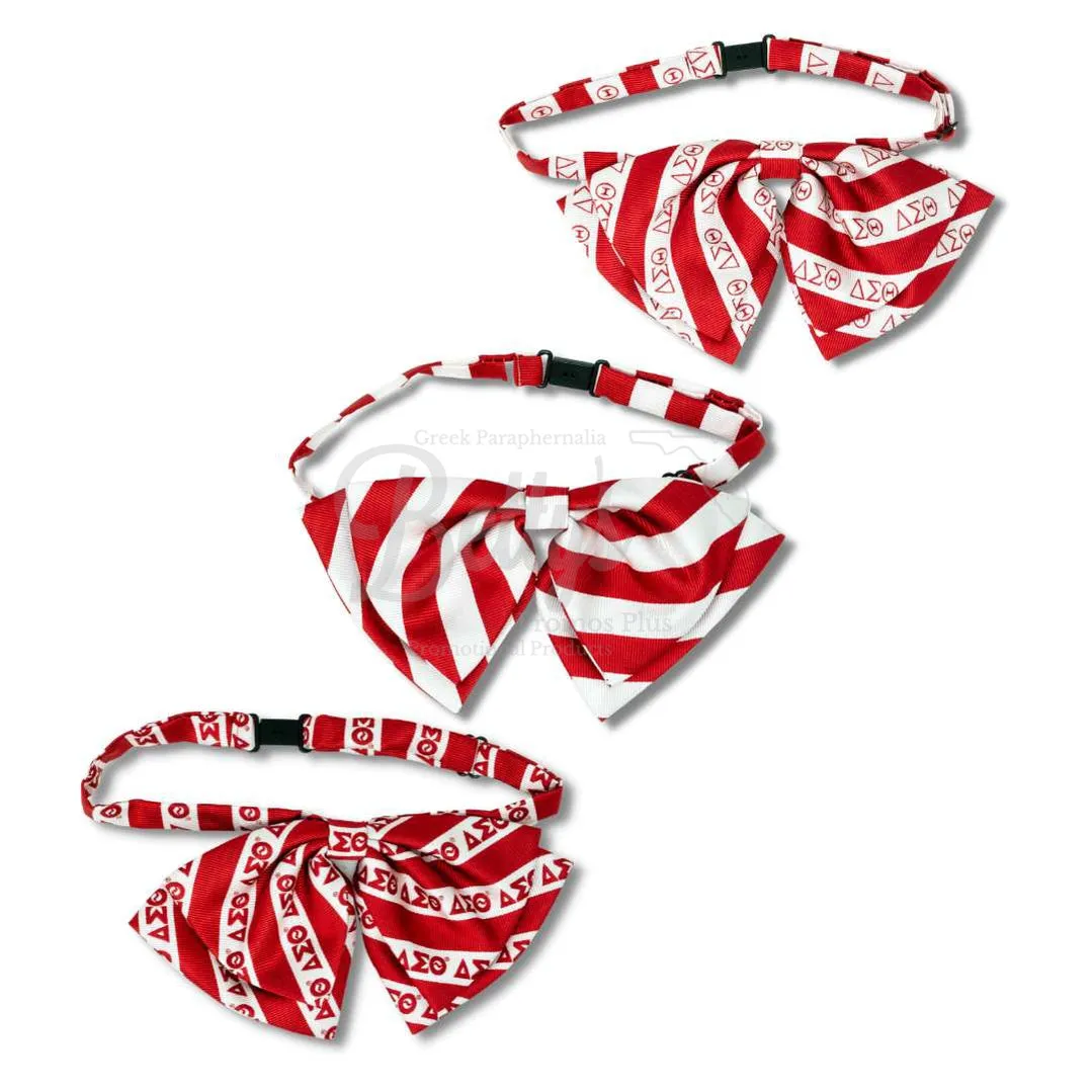 Delta Sigma Theta ΔΣΘ Greek Letters Floppy Bowtie Dress Shirt Bow Tie
