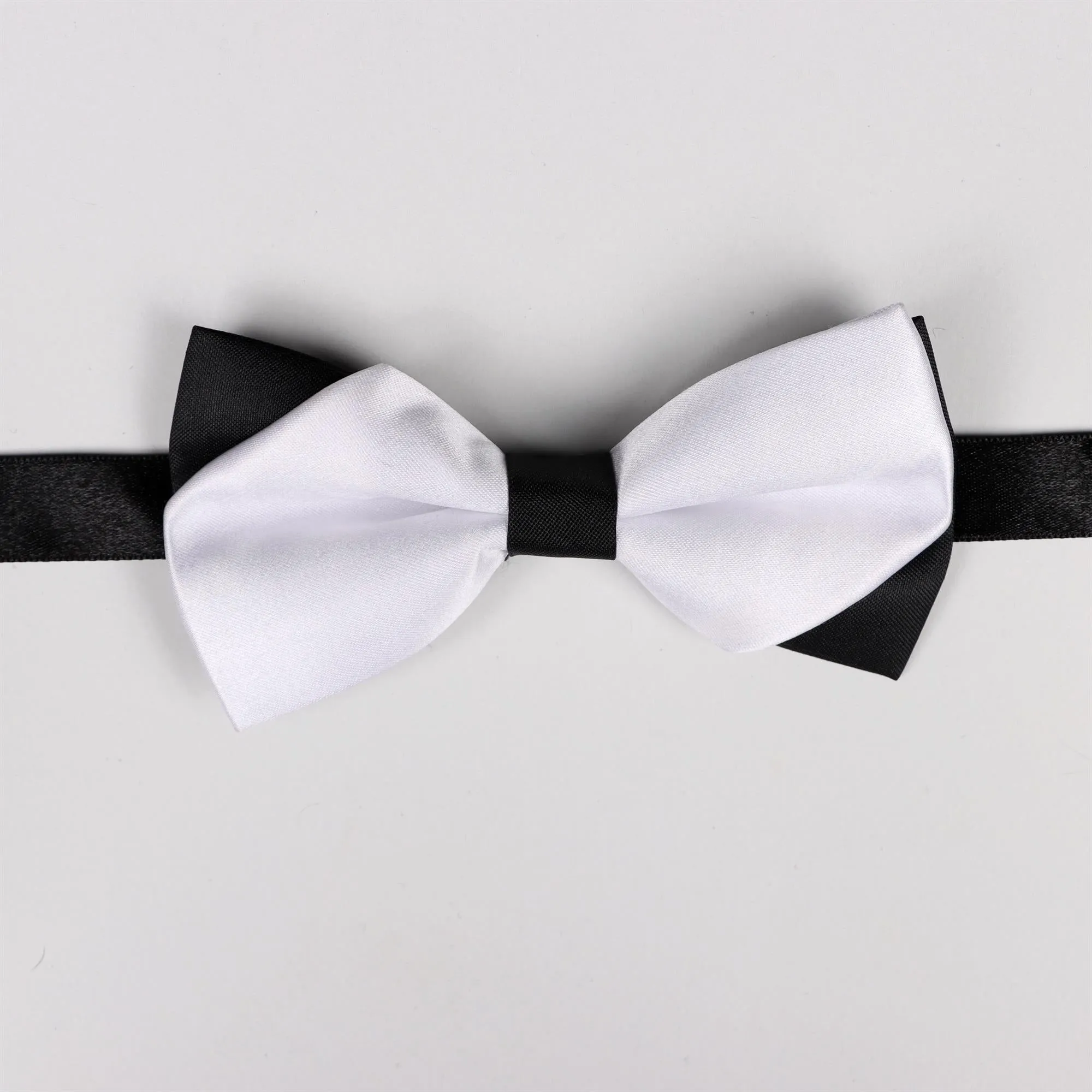 Designed Black Double Bowtie