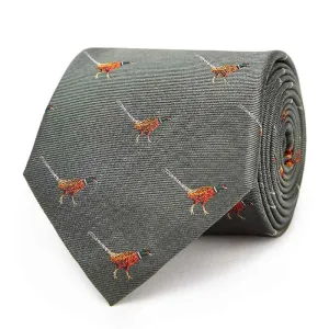 Dubarry Madden Mens Pheasant Tie - Olive