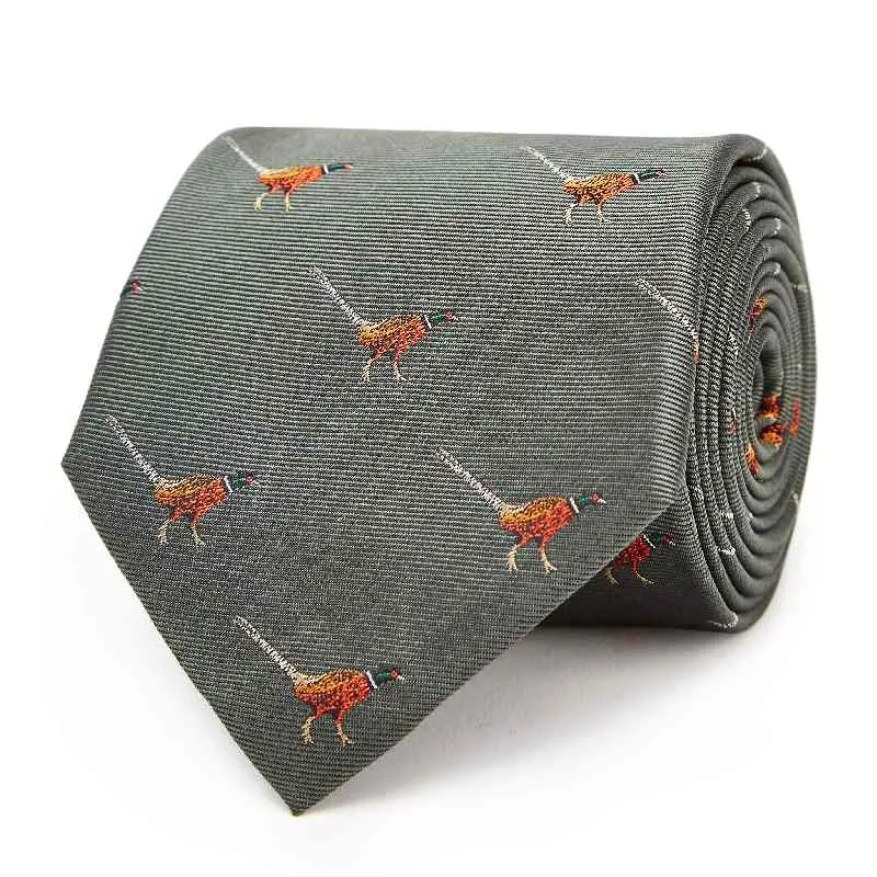 Dubarry Madden Mens Pheasant Tie - Olive