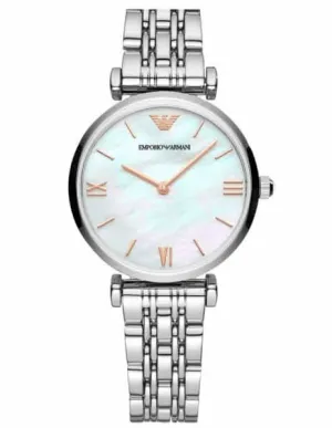 Emporio Armani Women's Luxe Stainless Steel Quartz Timepiece AR90004L