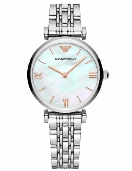 Emporio Armani Women's Luxe Stainless Steel Quartz Timepiece AR90004L