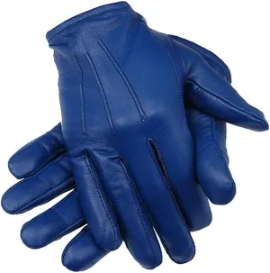 Ergonomic Cut Leather Police Driving Gloves