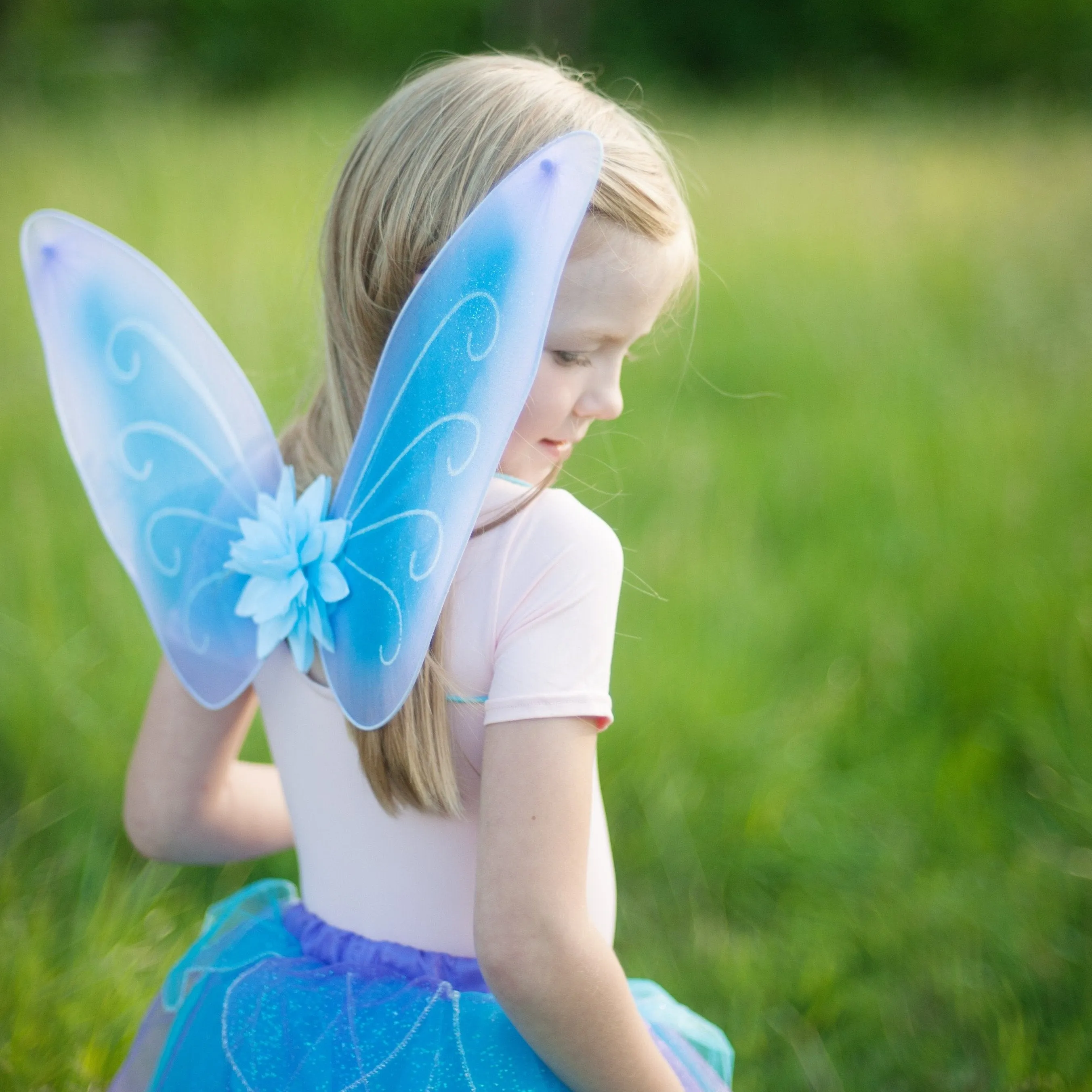 Fancy Flutter Skirt With Wings & Wand