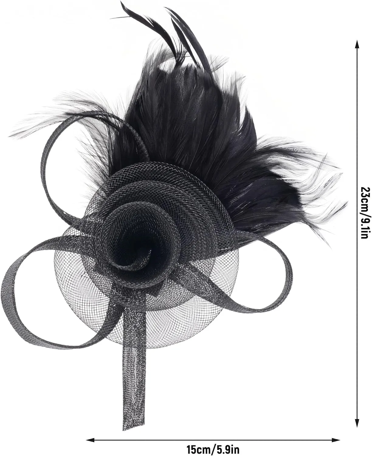 Fascinators Hat for Women Cocktail Wedding 20s Tea Party Headwear Gloves