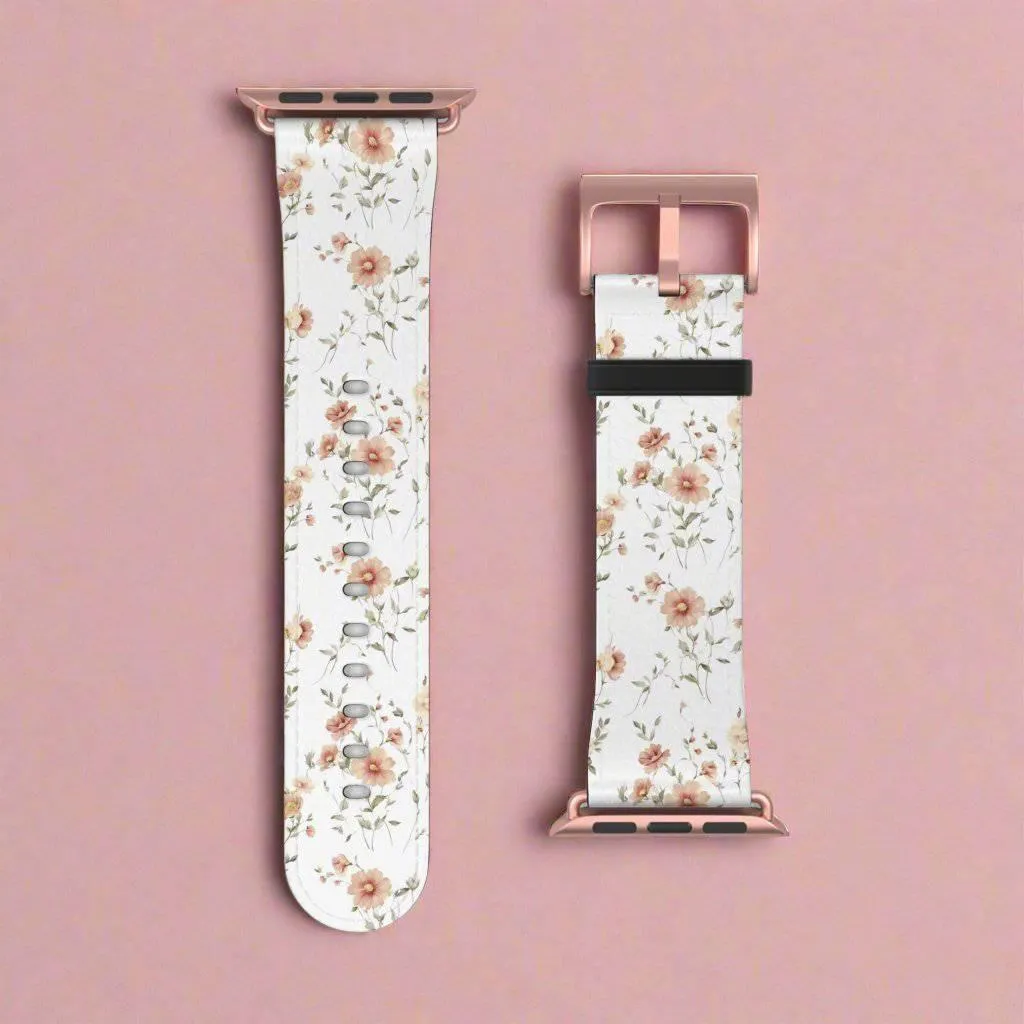 Floral Watch Band - Stylish Accessory for Women
