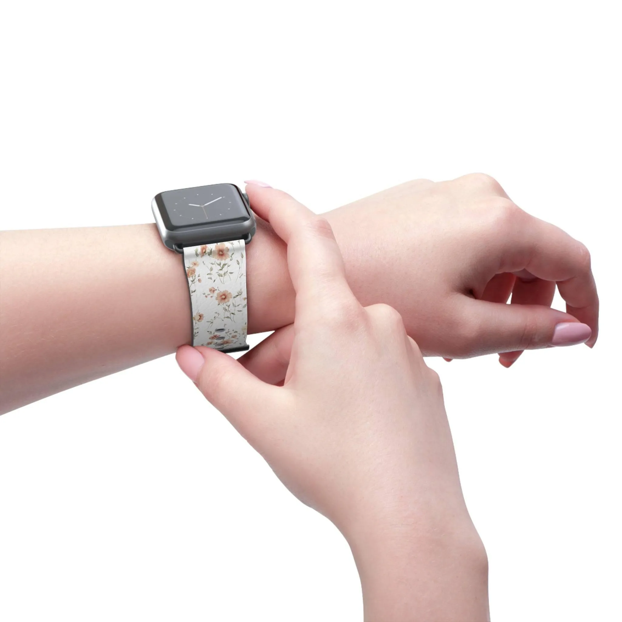 Floral Watch Band - Stylish Accessory for Women