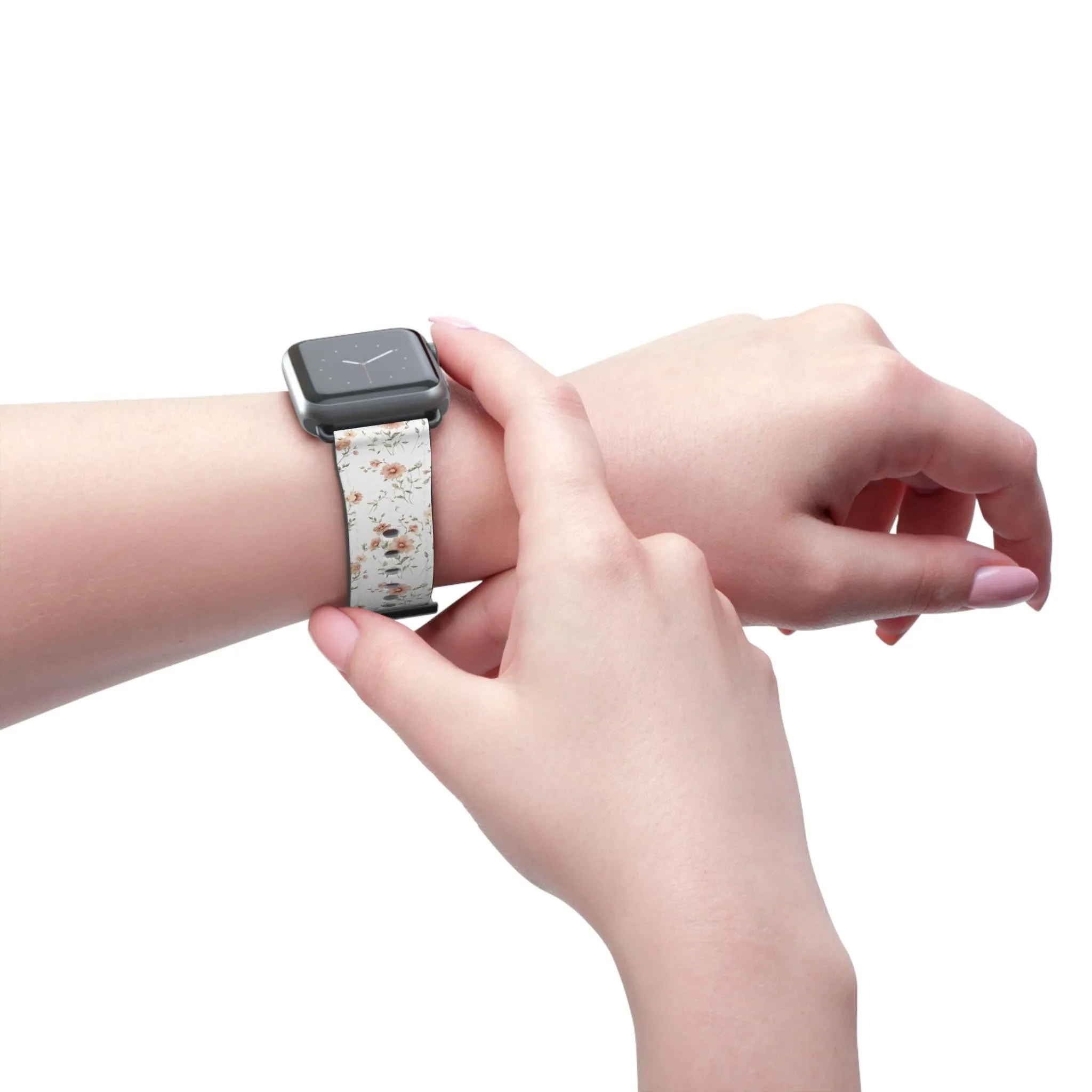 Floral Watch Band - Stylish Accessory for Women