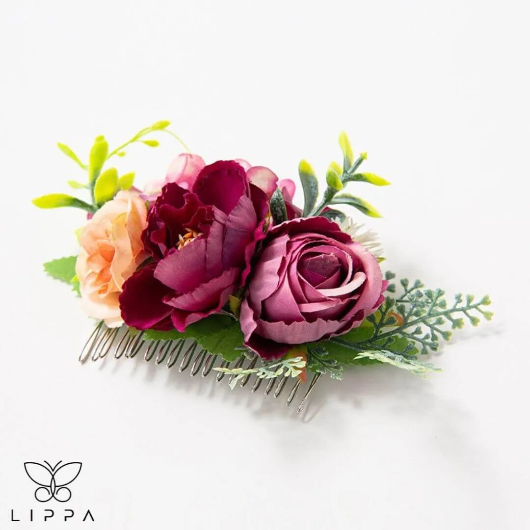 Flower Hair Comb