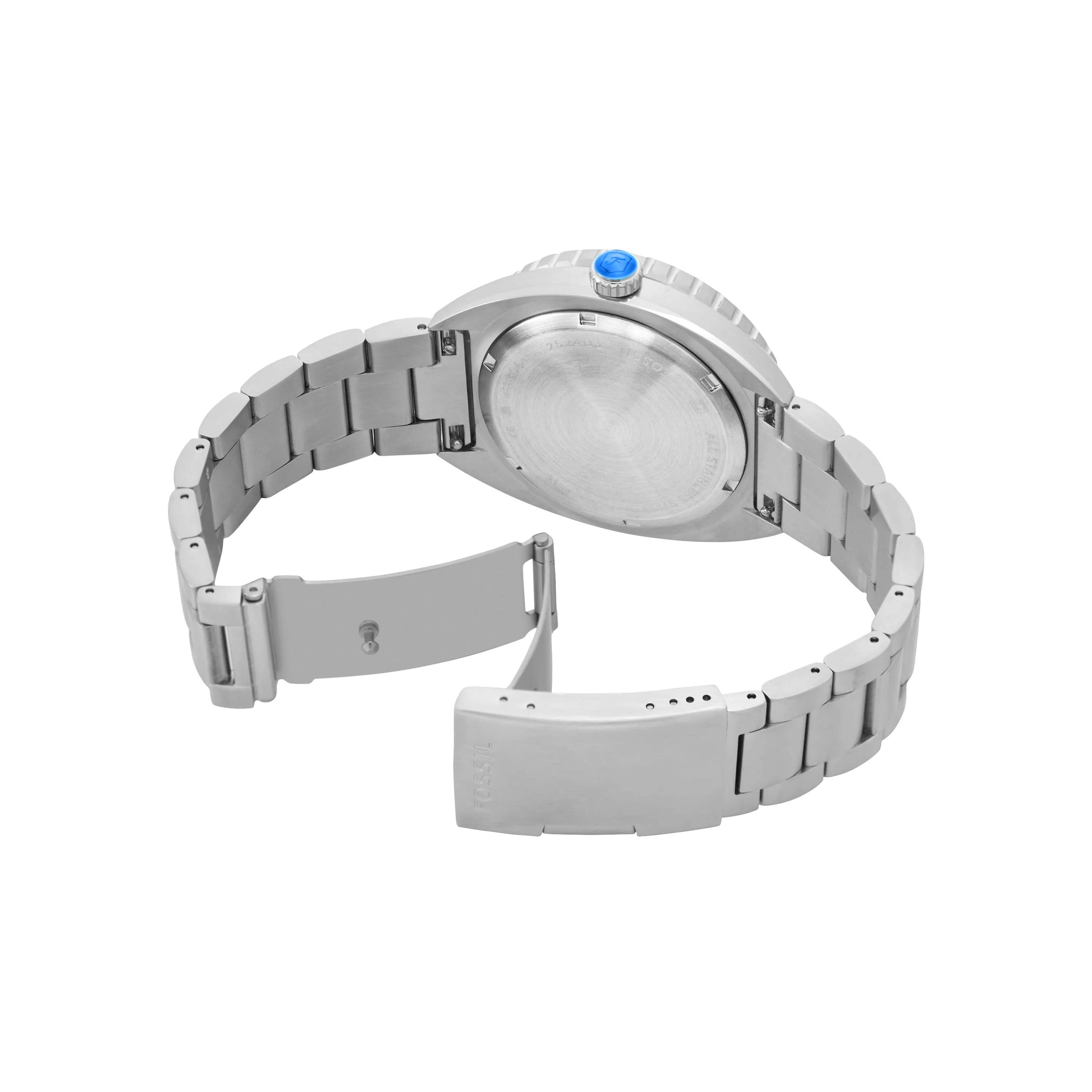 Fossil Stylish and Functional Fossil Breaker Stainless Steel Date Watch FS6064