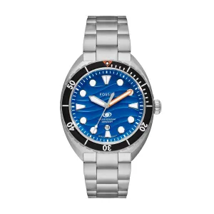 Fossil Stylish and Functional Fossil Breaker Stainless Steel Date Watch FS6064