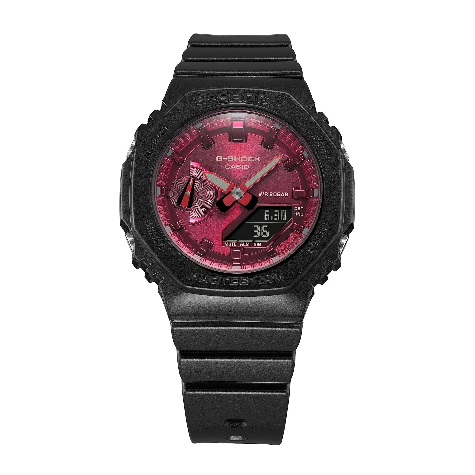 G-Shock Black & Red - GMAS2100RB-1A