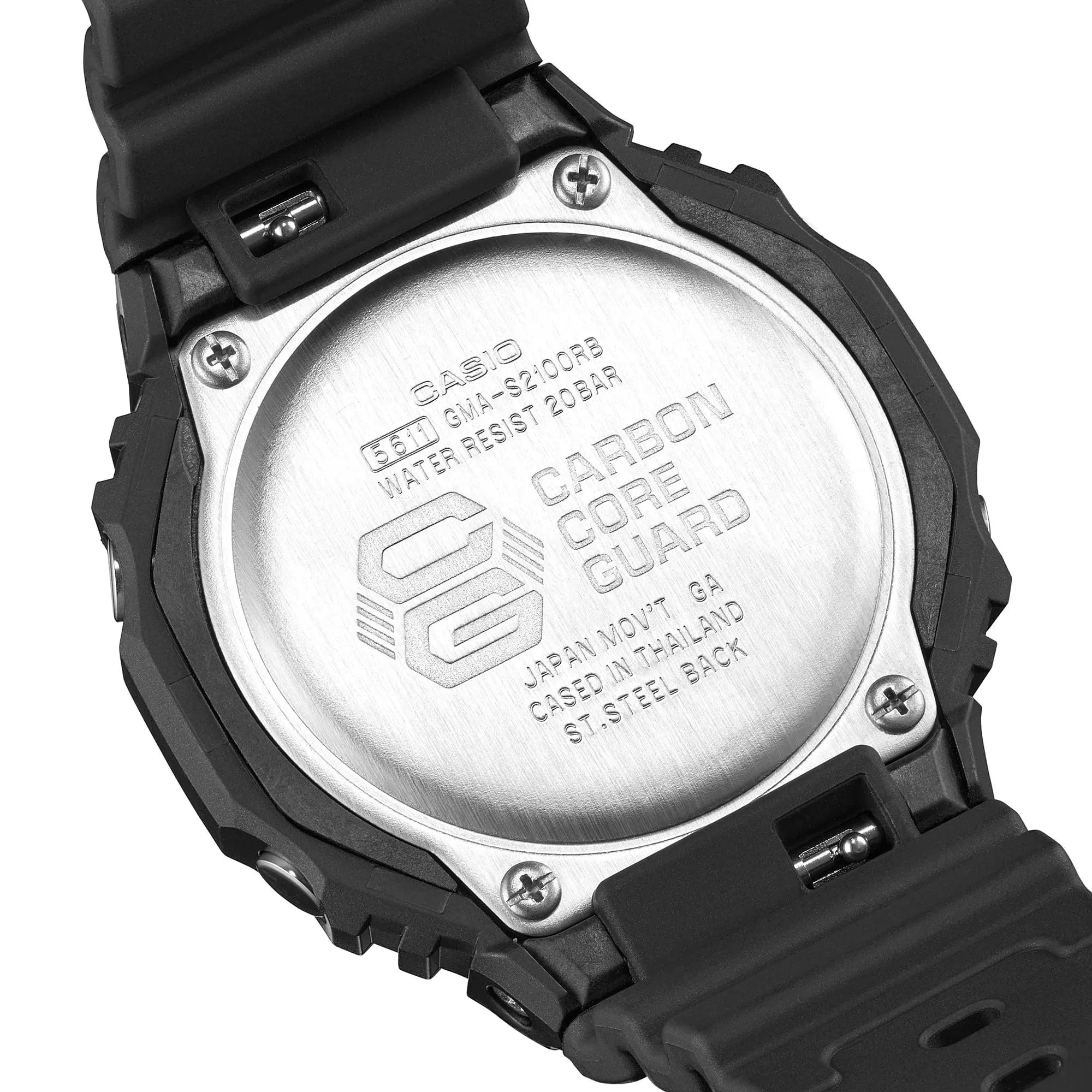 G-Shock Black & Red - GMAS2100RB-1A