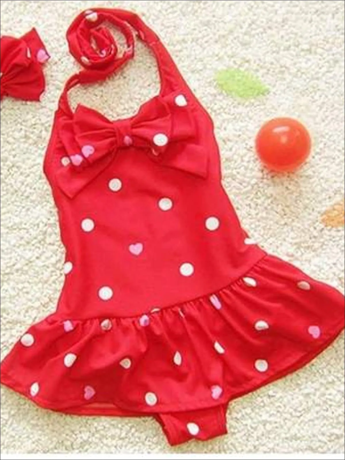 Girls Miss Little Retro One Piece Swimsuit