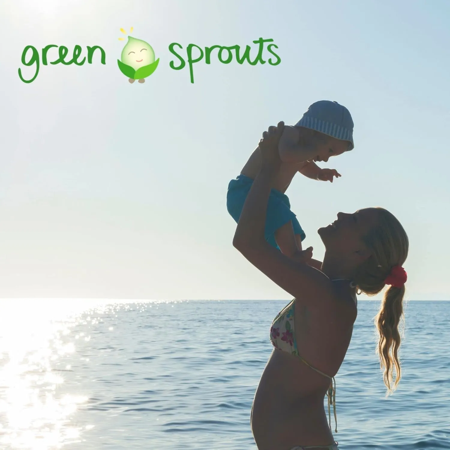 green sprouts Baby Girls' Breathable Swim & Sun Bucket Hat
