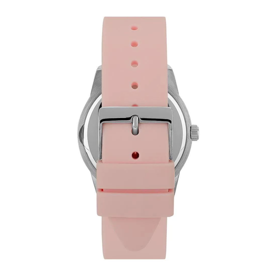 Guess Women 40 mm Silver Dial Analog Watch- U1399L1M