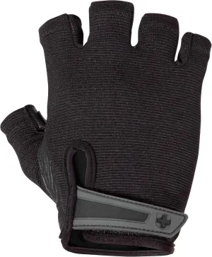 Harbinger Power Non-Wristwrap Workout Weightlifting Gloves with StretchBack Mesh and Leather Palm