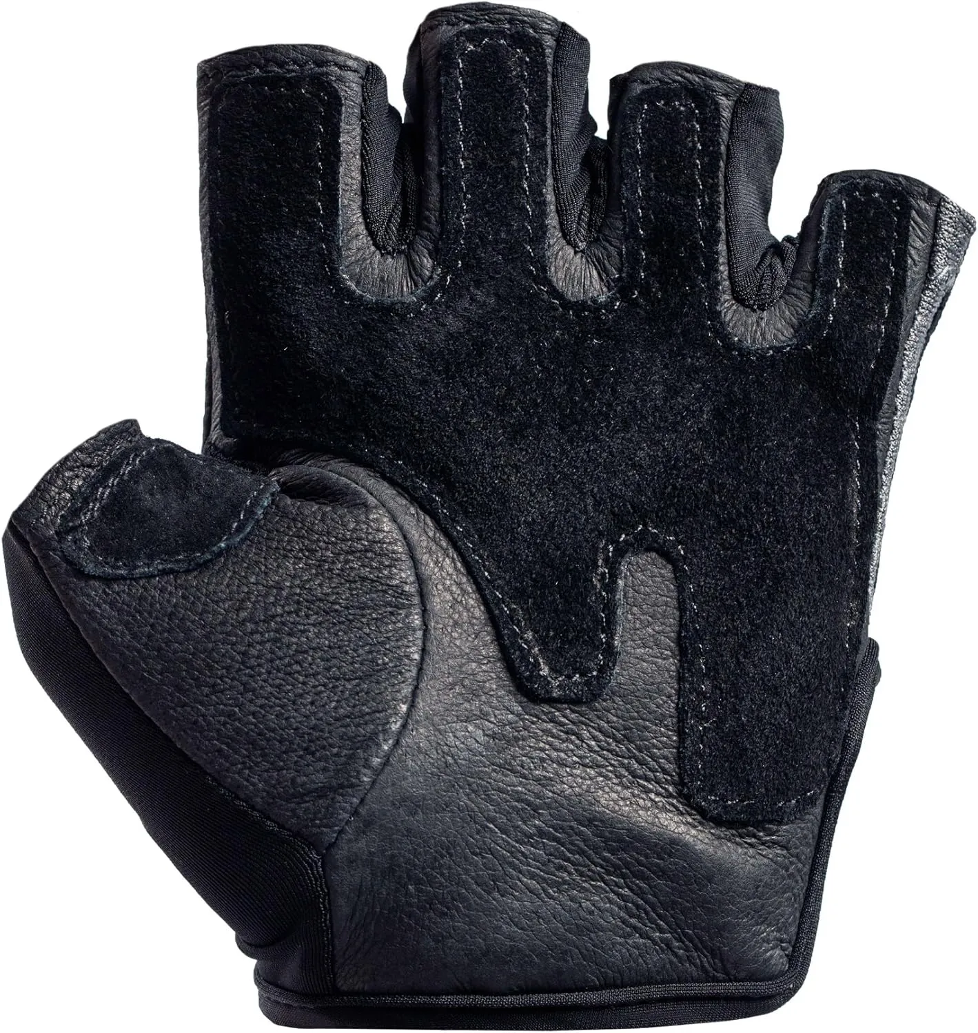 Harbinger Women's Pro Gloves with Vented Cushioned Leather Palm for Weightlifting, Training, Fitness, and Gym Workouts
