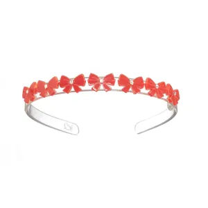 Headband | Mini Red Bows Headband | Lilies and Roses NY