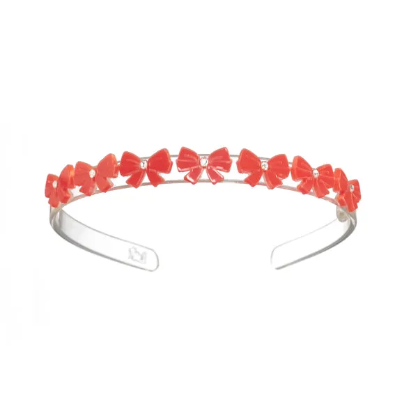Headband | Mini Red Bows Headband | Lilies and Roses NY