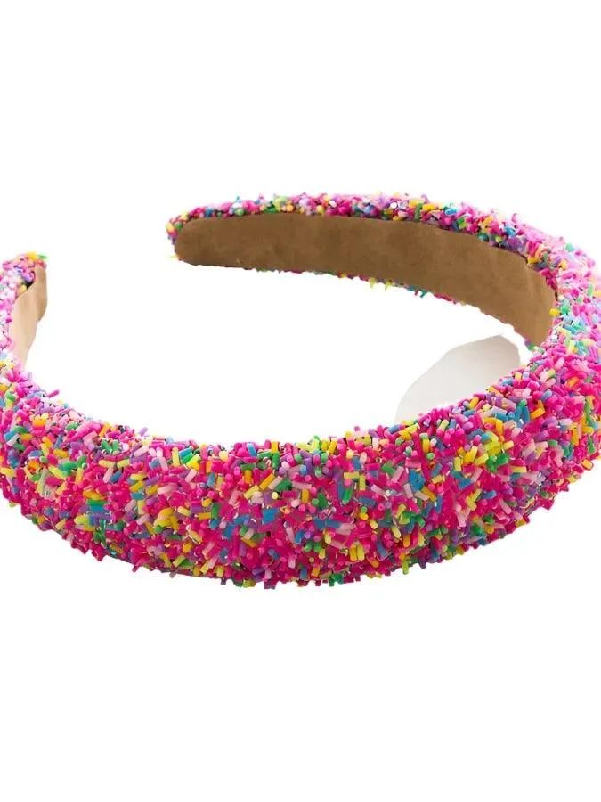 Headband | Sprinkles - Pink | Little Trendy
