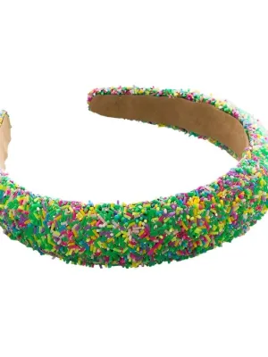 Headbands | Sprinkles - Green | Little Trendy