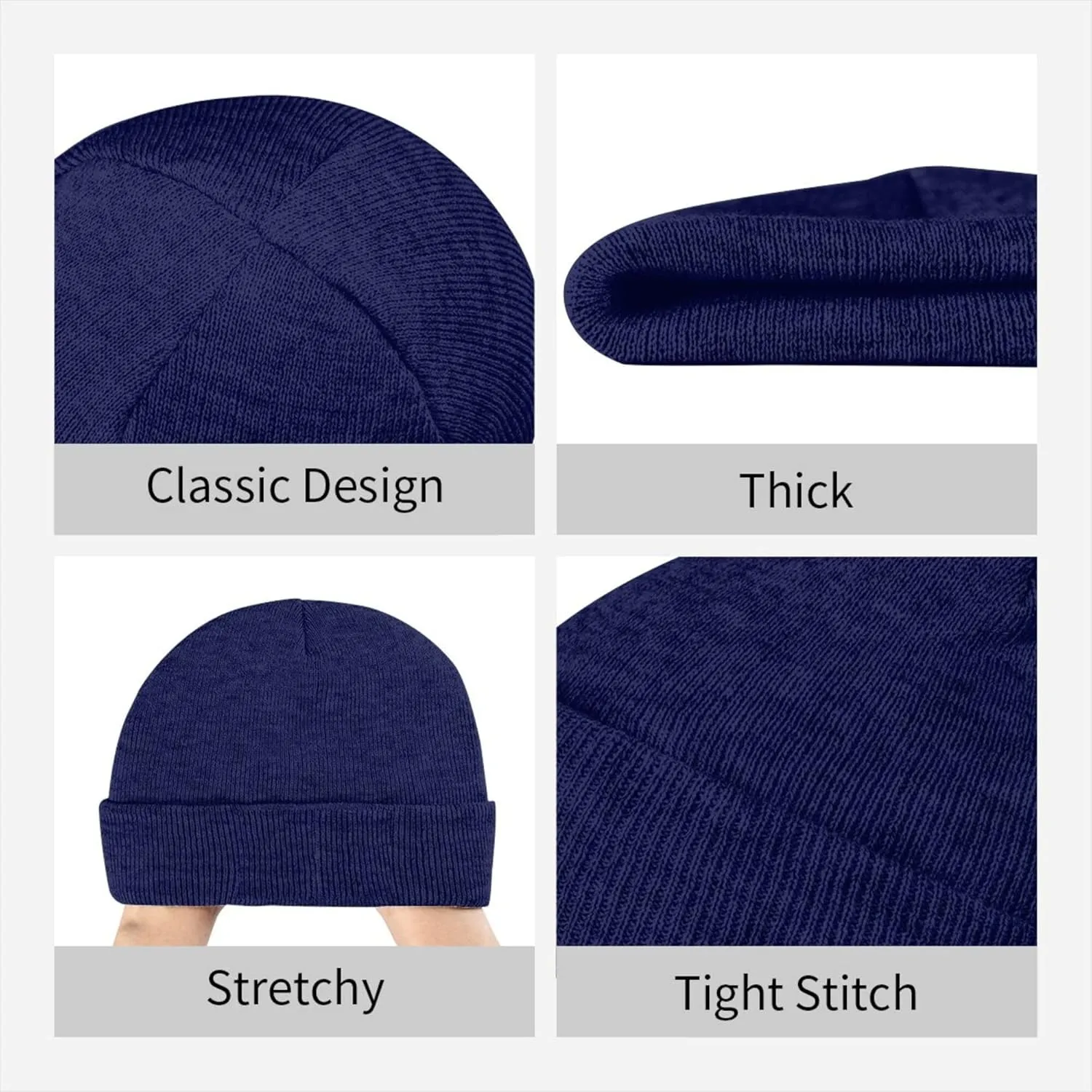 Italia Italy Italian Flag Knit Beanie Winter Hats for Men and Women Knitted Cuffed Skull Cap Acrylic Daily Beanie Hat