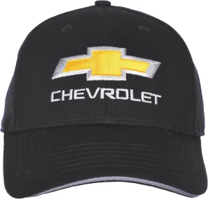 JH DESIGN GROUP Men's Chevy Bow Tie Cap Adjustable Black Hat