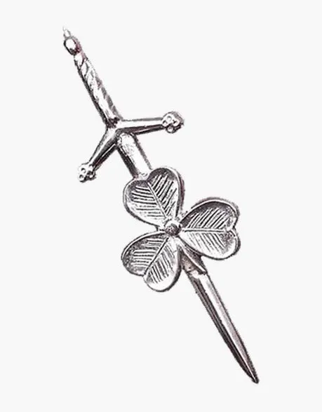 KILT PIN - SHAMROCK SCOTTISH