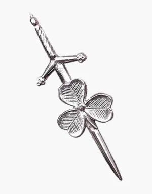 KILT PIN - SHAMROCK SCOTTISH