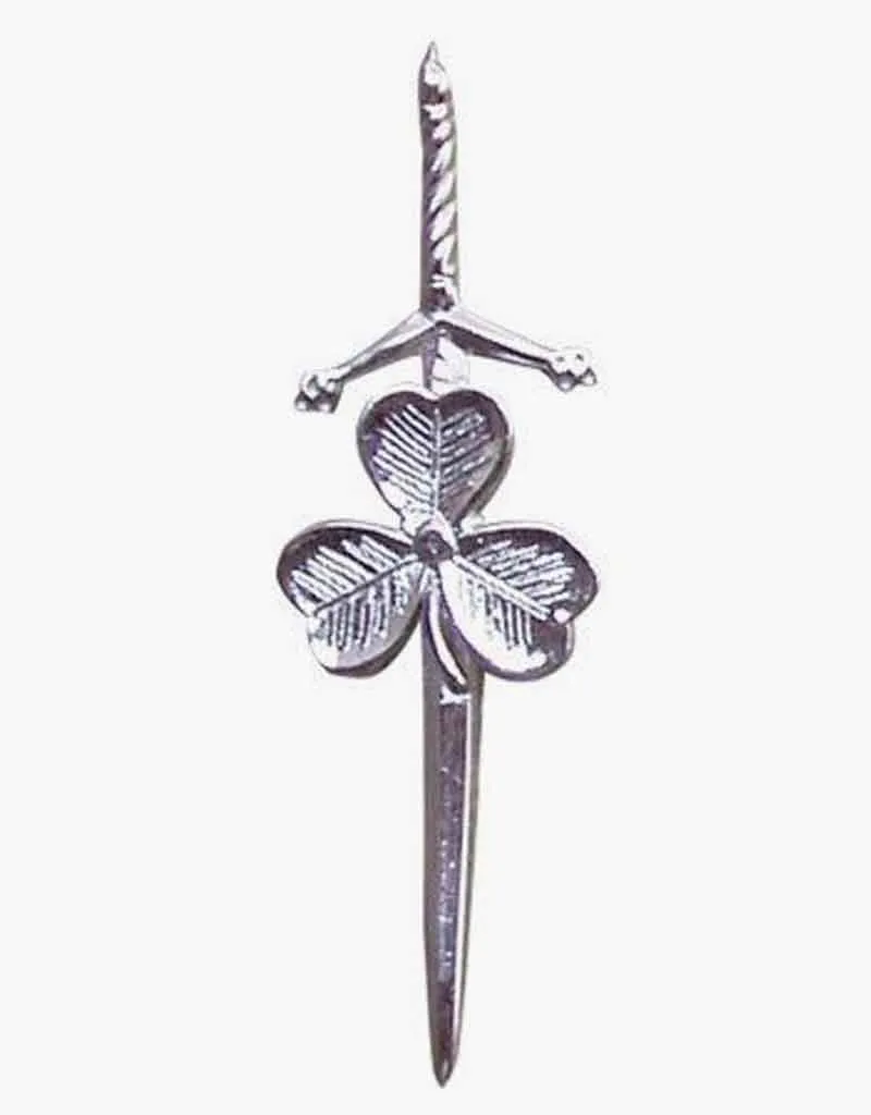 KILT PIN - SHAMROCK SCOTTISH