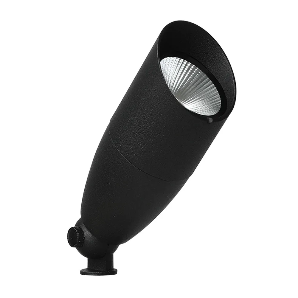 Landscape LED Spotlight, 12V, Aluminum, Black Finish
