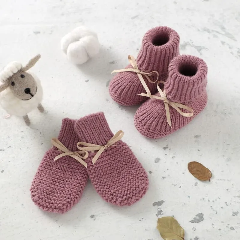 LAWKUL Baby Outfit Cotton Knit Newborn Infant Romper Knitted Longsleeve Sweater Clothes With Warm Hat Set Toddler Boy Girl