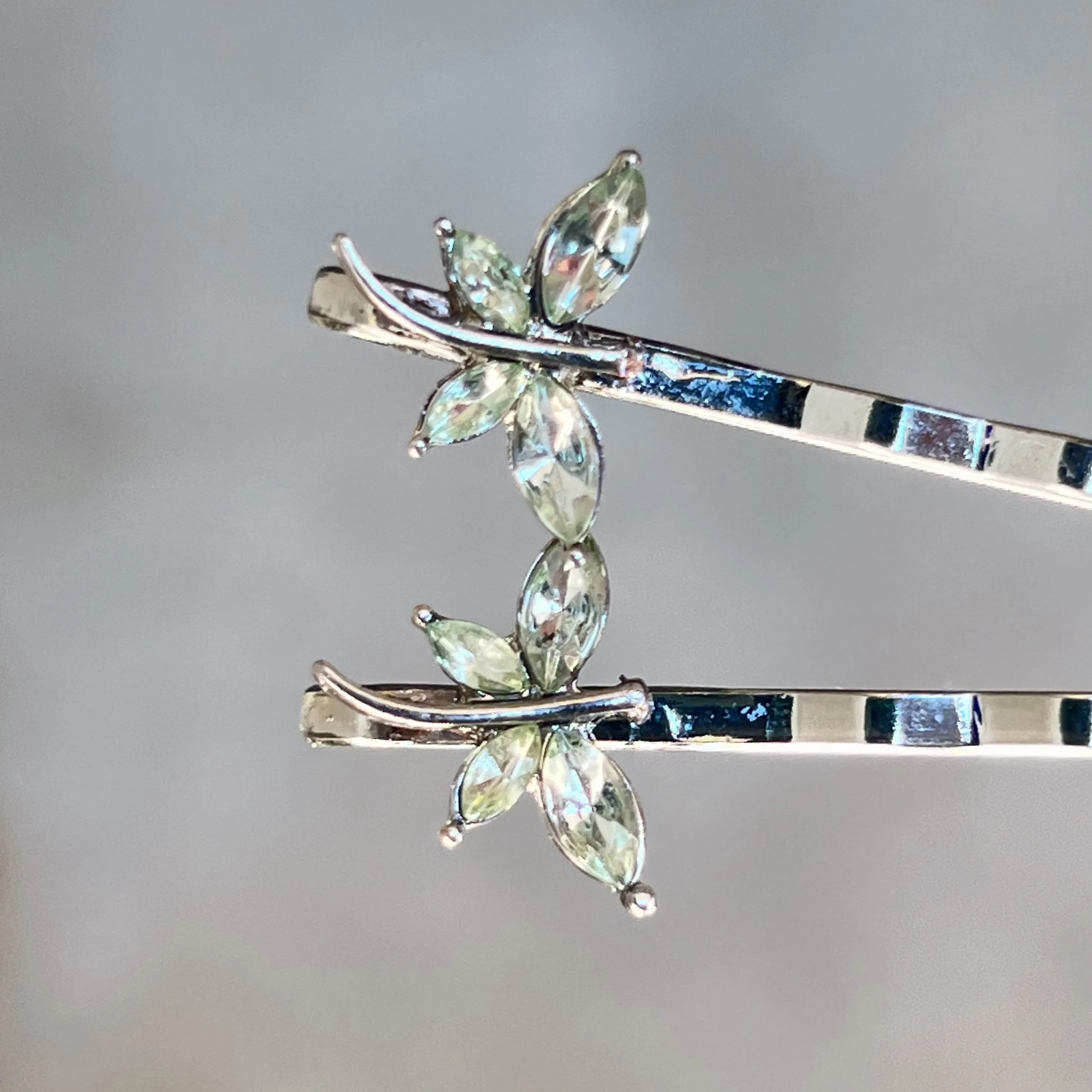 Light Green Dragonfly Hair Pin, Hair Pins For Woman, Womens Hair Clip, Womens Bobby Pins, Dragonfly Bobby Pin, Rhinestone Hair Pin, Womans Barrettes