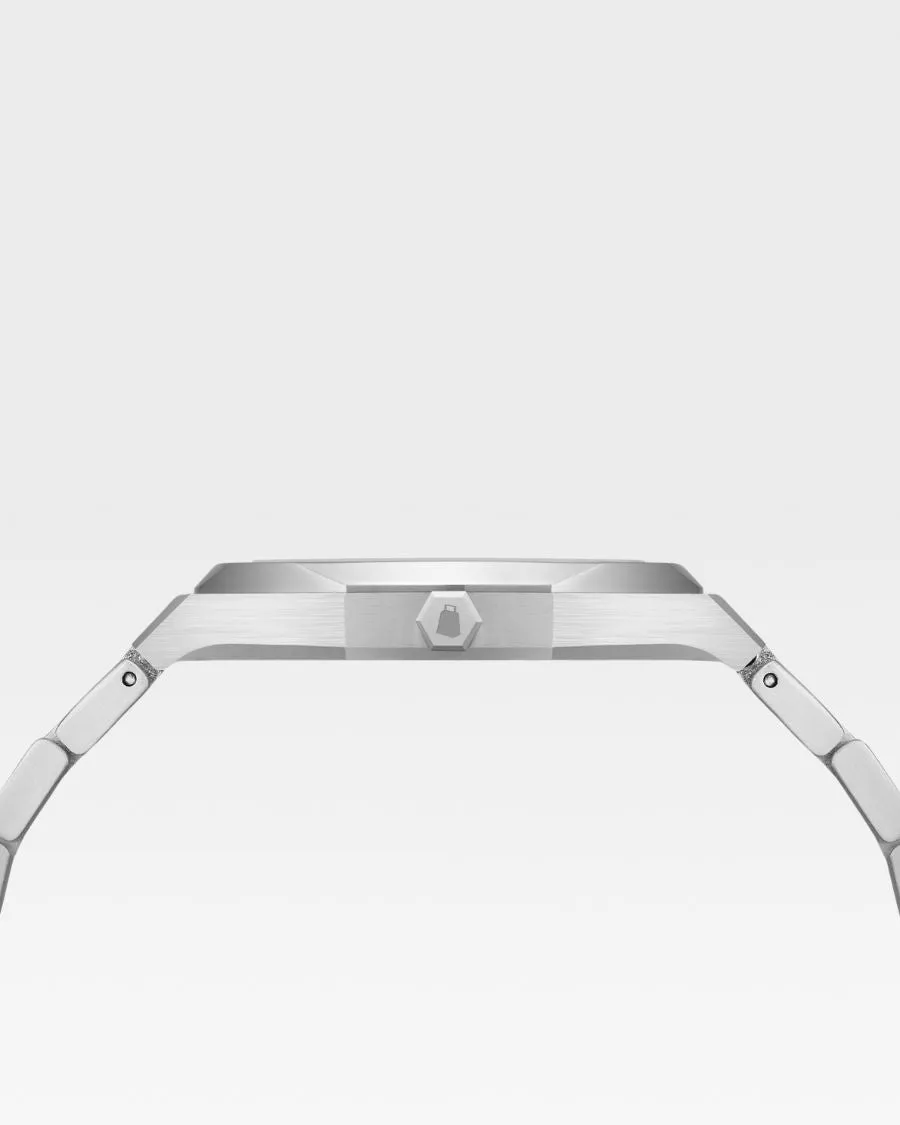 Lux Ambassador Silver Black Watch